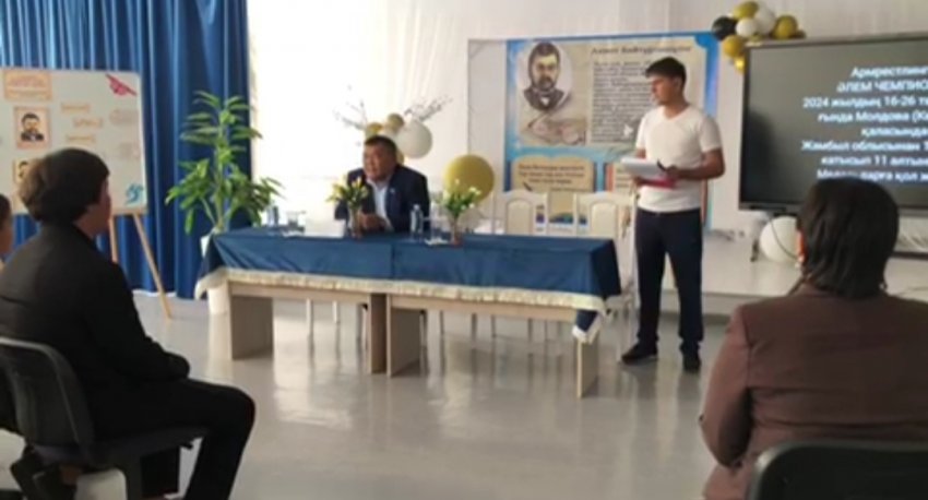 Атақты спортшымен кездесу